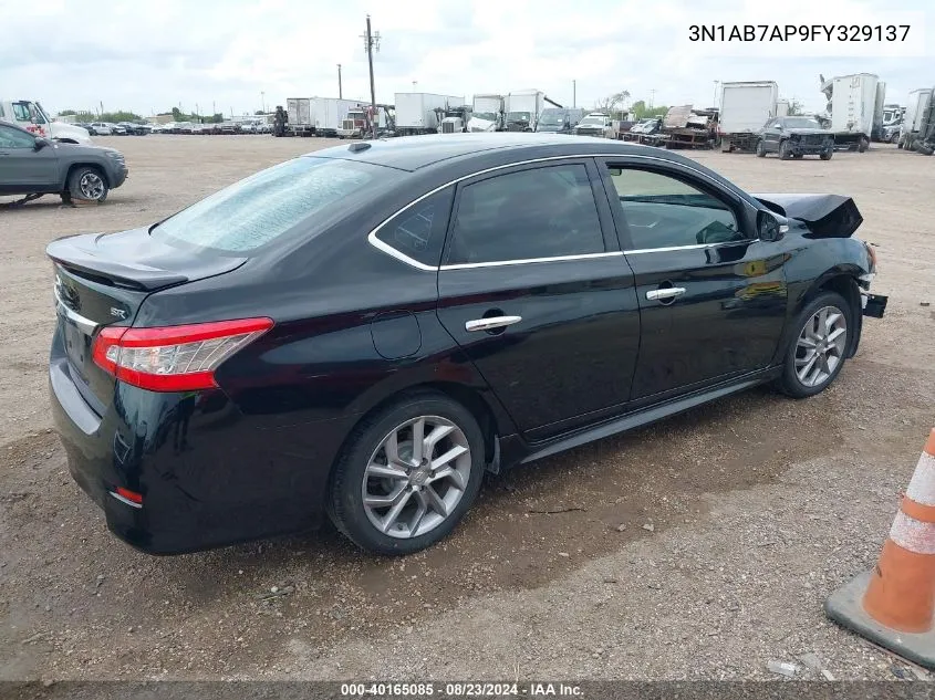 2015 Nissan Sentra Sr VIN: 3N1AB7AP9FY329137 Lot: 40165085