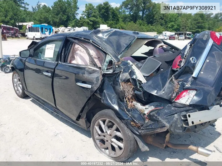 3N1AB7AP9FY308921 2015 Nissan Sentra Sr