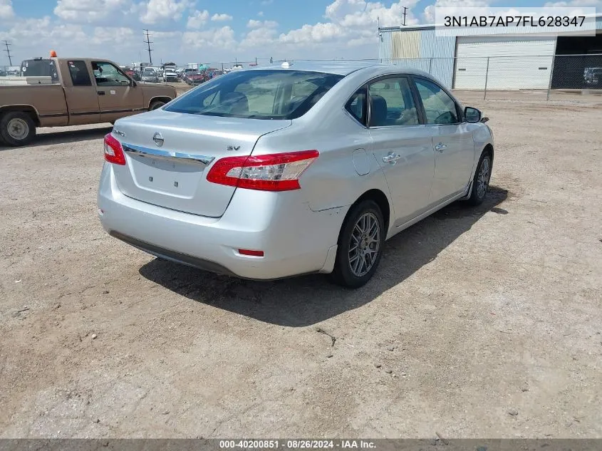 3N1AB7AP7FL628347 2015 Nissan Sentra Sv