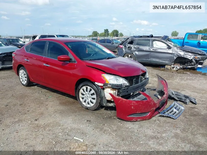 3N1AB7AP4FL657854 2015 Nissan Sentra Fe+ S/S/Sl/Sr/Sv