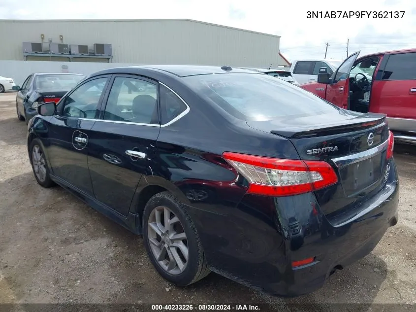 3N1AB7AP9FY362137 2015 Nissan Sentra Sr