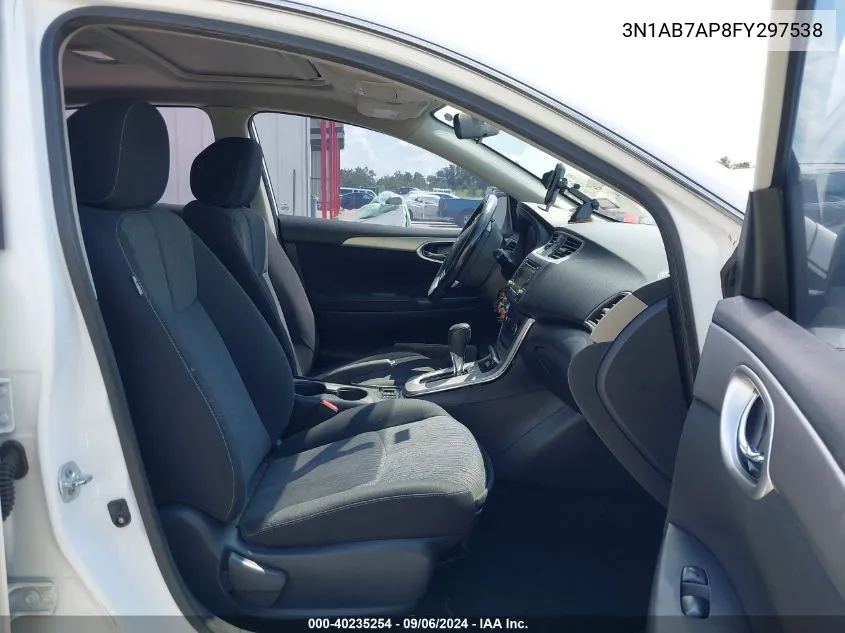 3N1AB7AP8FY297538 2015 Nissan Sentra Sv