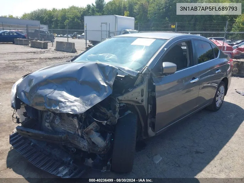 3N1AB7AP5FL689793 2015 Nissan Sentra Sv