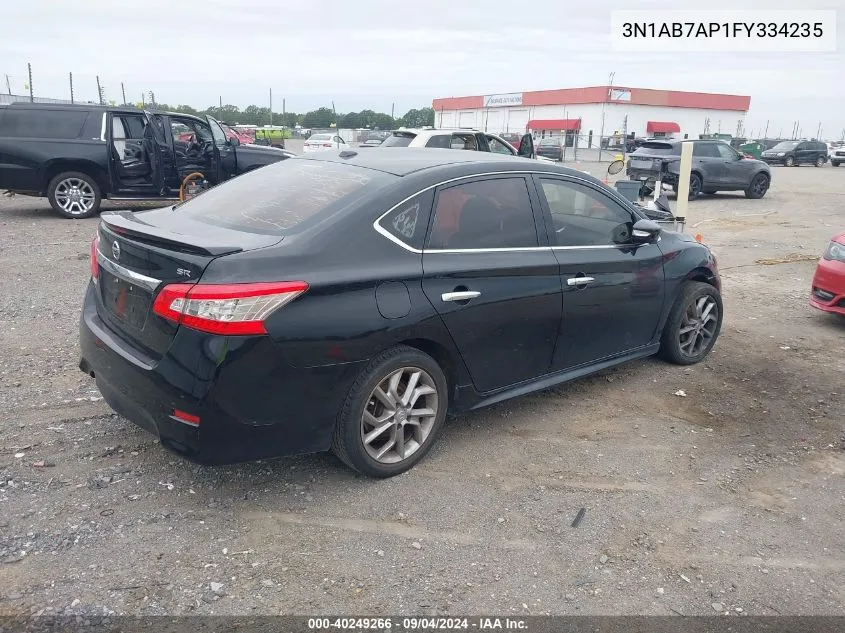 2015 Nissan Sentra S/Sv/Sr/Sl VIN: 3N1AB7AP1FY334235 Lot: 40249266