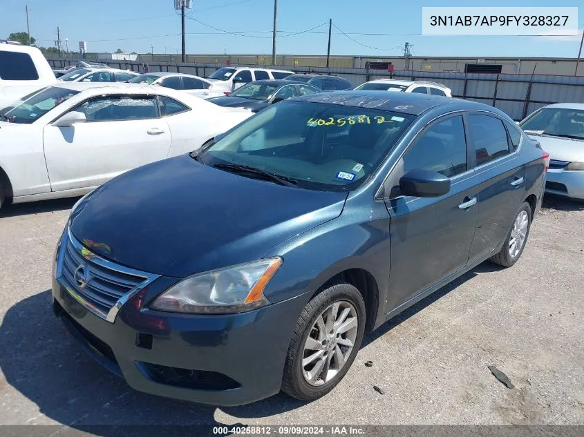 2015 Nissan Sentra Sv VIN: 3N1AB7AP9FY328327 Lot: 40258812