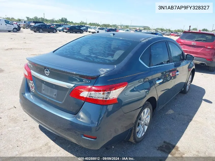 2015 Nissan Sentra Sv VIN: 3N1AB7AP9FY328327 Lot: 40258812