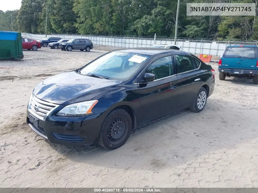 3N1AB7AP4FY271745 2015 Nissan Sentra S/Sv/Sr/Sl