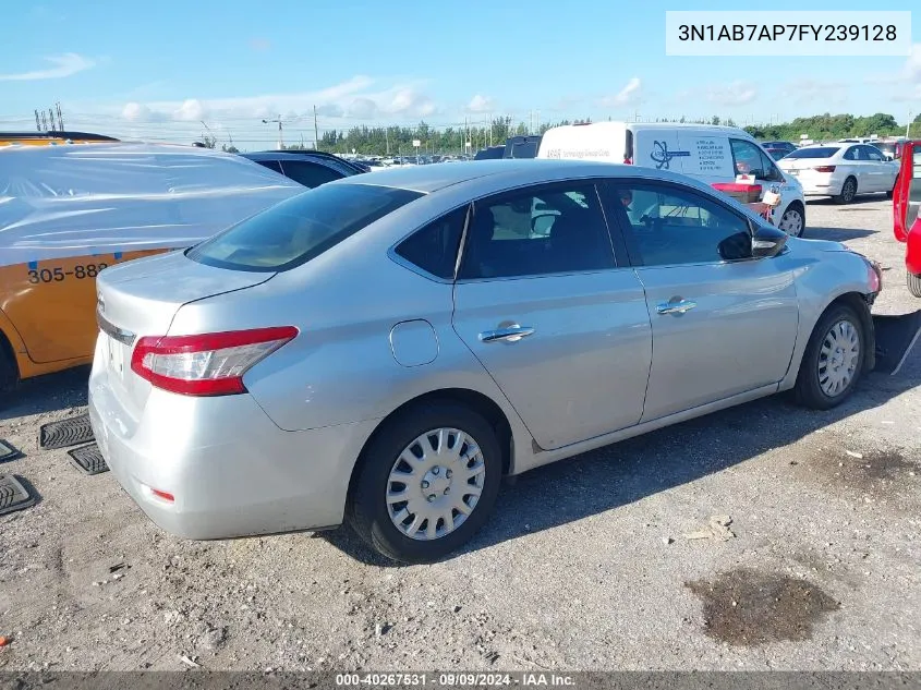 3N1AB7AP7FY239128 2015 Nissan Sentra Fe+ S/S/Sl/Sr/Sv