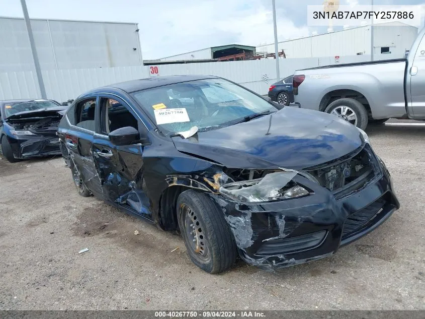 3N1AB7AP7FY257886 2015 Nissan Sentra Sv