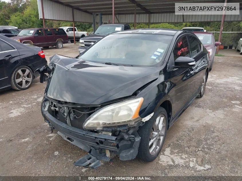 2015 Nissan Sentra Sr VIN: 3N1AB7APXFY297864 Lot: 40279174