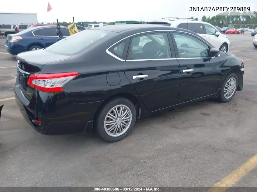 3N1AB7AP8FY289889 2015 Nissan Sentra S