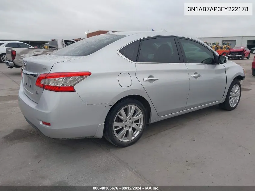 3N1AB7AP3FY222178 2015 Nissan Sentra S/Sv/Sr/Sl