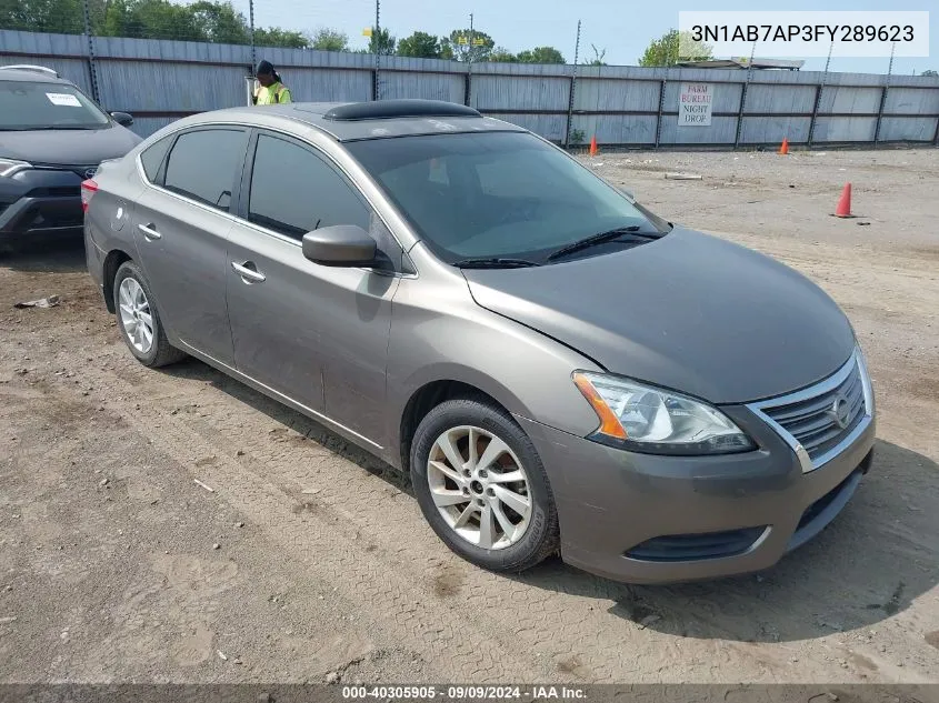 2015 Nissan Sentra Sv VIN: 3N1AB7AP3FY289623 Lot: 40412298