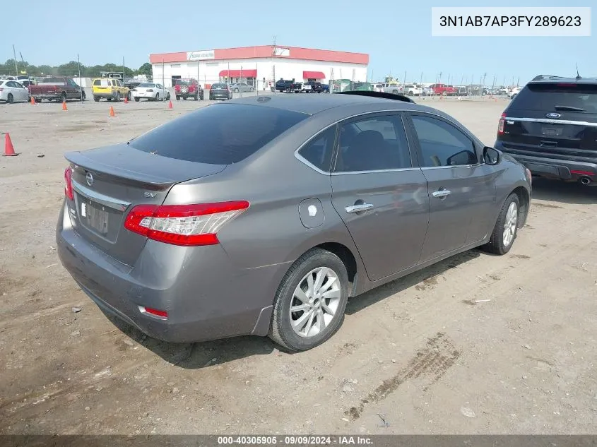 3N1AB7AP3FY289623 2015 Nissan Sentra Sv