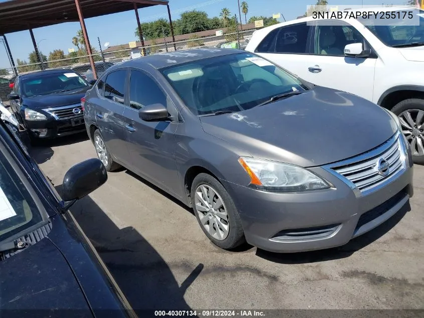 3N1AB7AP8FY255175 2015 Nissan Sentra S/Sv/Sr/Sl