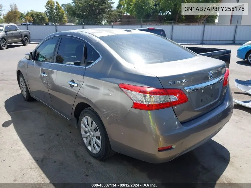 3N1AB7AP8FY255175 2015 Nissan Sentra S/Sv/Sr/Sl