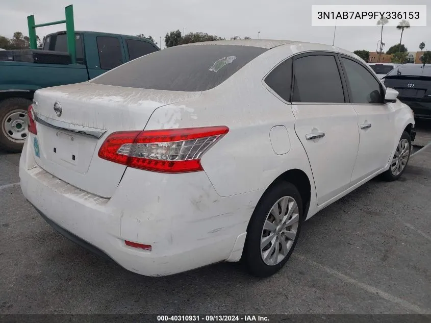 3N1AB7AP9FY336153 2015 Nissan Sentra S