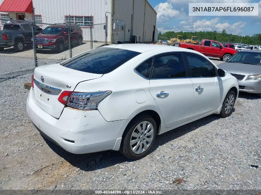 3N1AB7AP6FL696087 2015 Nissan Sentra Fe+ S/S/Sl/Sr/Sv