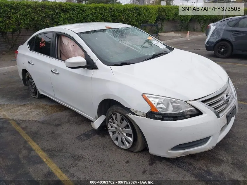 2015 Nissan Sentra Sv VIN: 3N1AB7AP7FY373508 Lot: 40363702