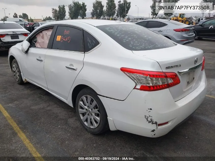 2015 Nissan Sentra Sv VIN: 3N1AB7AP7FY373508 Lot: 40363702