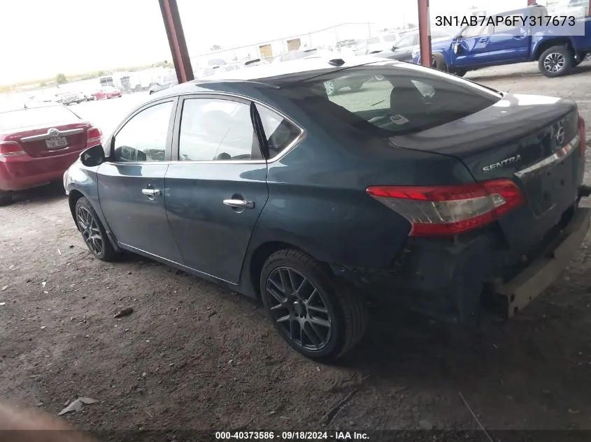 3N1AB7AP6FY317673 2015 Nissan Sentra S/Sv/Sr/Sl