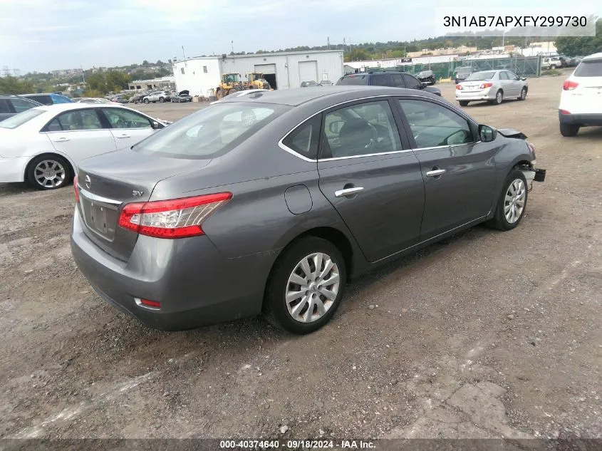 3N1AB7APXFY299730 2015 Nissan Sentra S/Sv/Sr/Sl