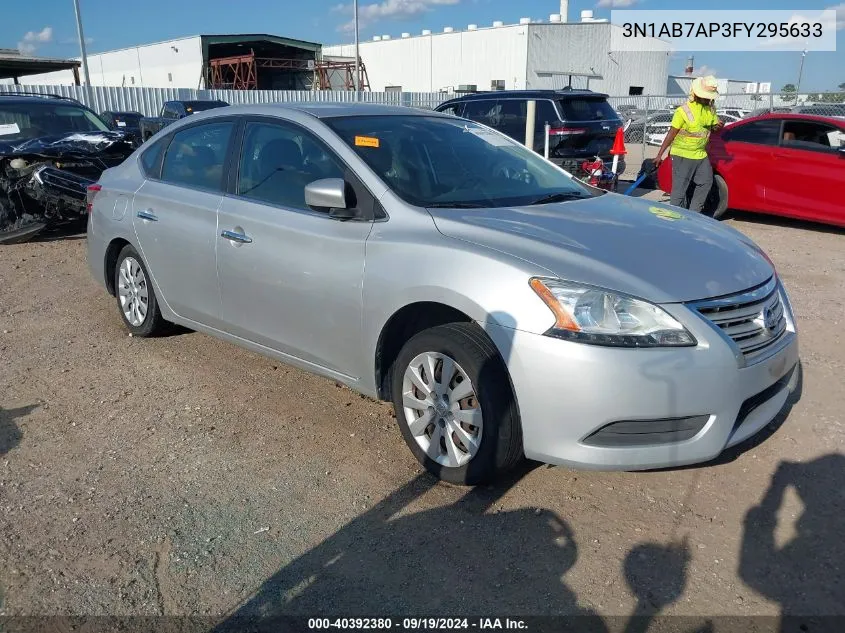 3N1AB7AP3FY295633 2015 Nissan Sentra Sv