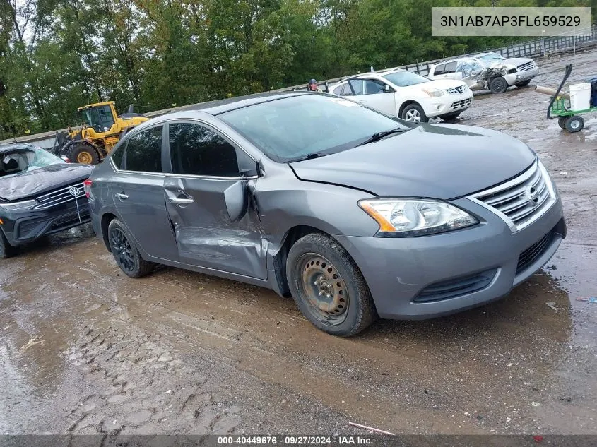 2015 Nissan Sentra Sv VIN: 3N1AB7AP3FL659529 Lot: 40449676