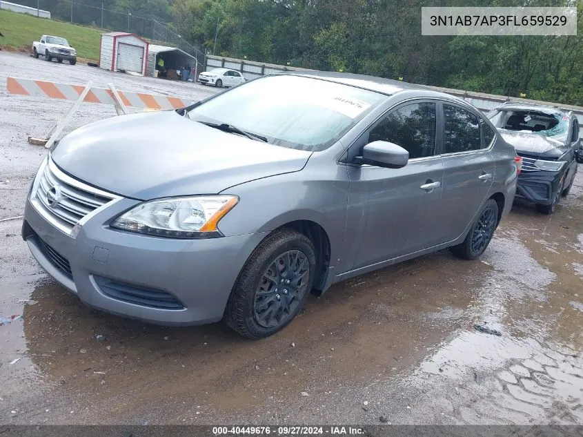 2015 Nissan Sentra Sv VIN: 3N1AB7AP3FL659529 Lot: 40449676