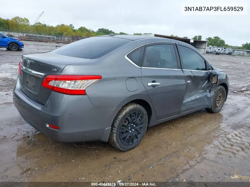 3N1AB7AP3FL659529 2015 Nissan Sentra Sv