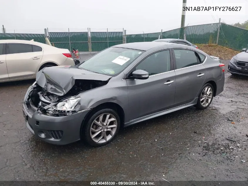 3N1AB7AP1FY276627 2015 Nissan Sentra Sr