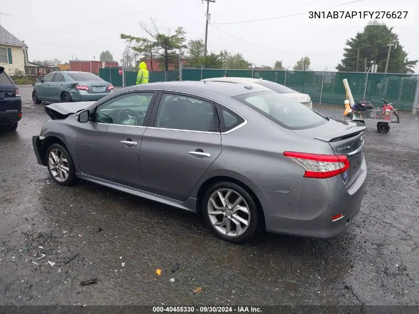 3N1AB7AP1FY276627 2015 Nissan Sentra Sr