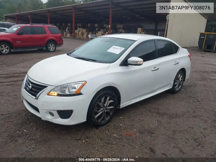 3N1AB7AP9FY308076 2015 Nissan Sentra S/Sv/Sr/Sl