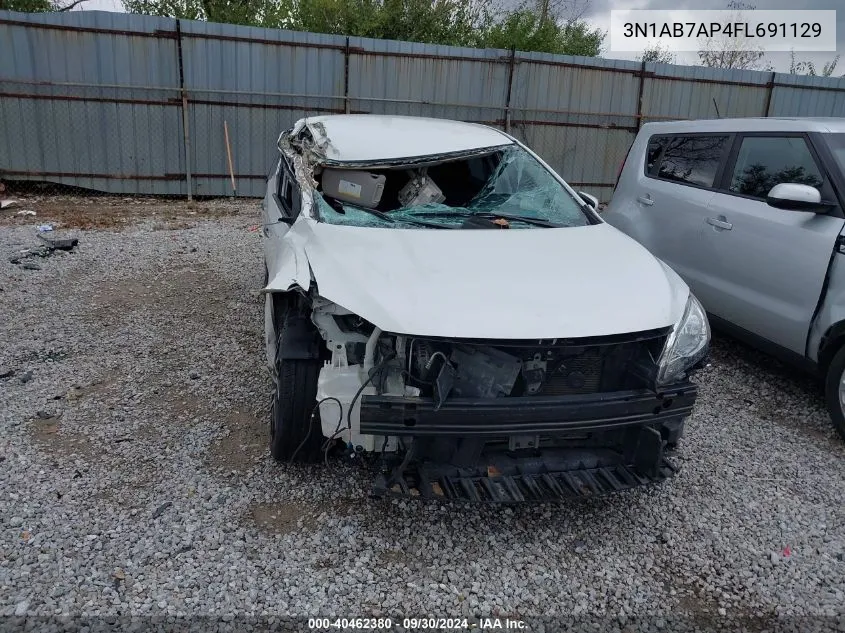 2015 Nissan Sentra S/Sv/Sr/Sl VIN: 3N1AB7AP4FL691129 Lot: 40462380