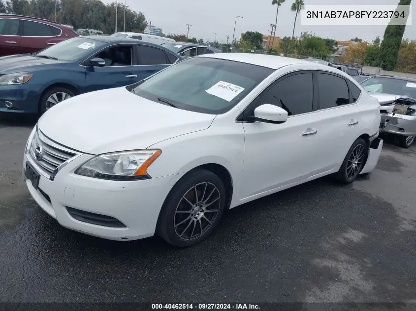 3N1AB7AP8FY223794 2015 Nissan Sentra Fe+ S/S/Sl/Sr/Sv