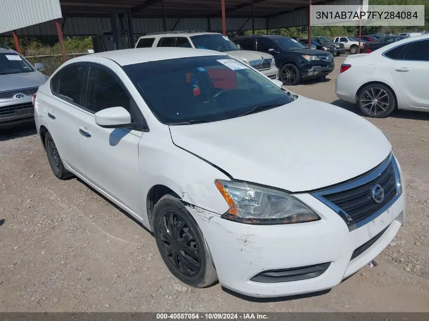 2015 Nissan Sentra S VIN: 3N1AB7AP7FY284084 Lot: 40557054