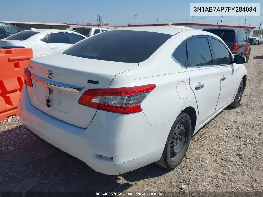 2015 Nissan Sentra S VIN: 3N1AB7AP7FY284084 Lot: 40557054