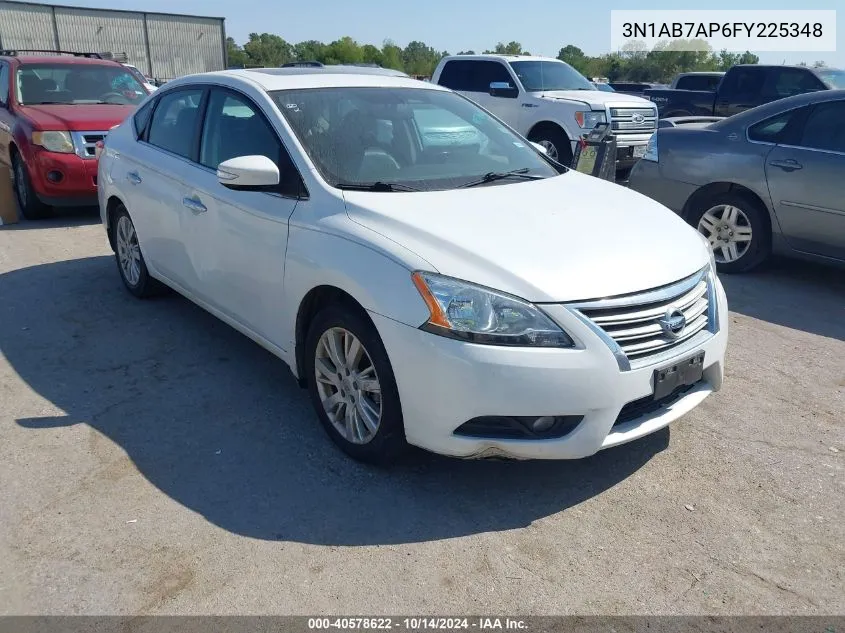 2015 Nissan Sentra Sl VIN: 3N1AB7AP6FY225348 Lot: 40578622