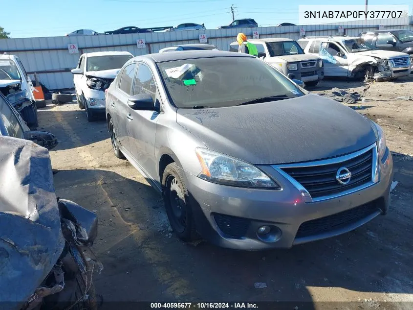 3N1AB7AP0FY377707 2015 Nissan Sentra Sr