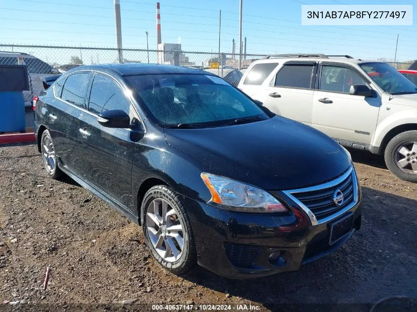 2015 Nissan Sentra Sr VIN: 3N1AB7AP8FY277497 Lot: 40637147