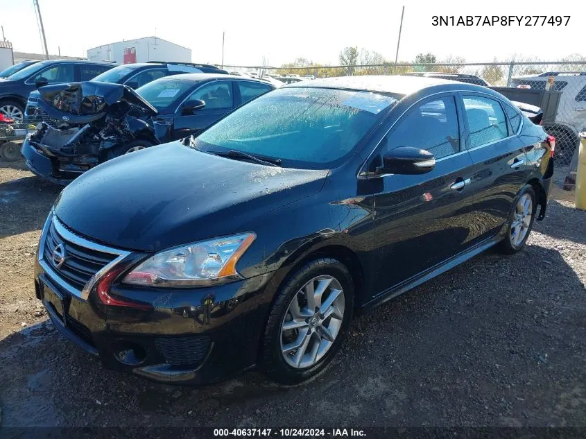 2015 Nissan Sentra Sr VIN: 3N1AB7AP8FY277497 Lot: 40637147