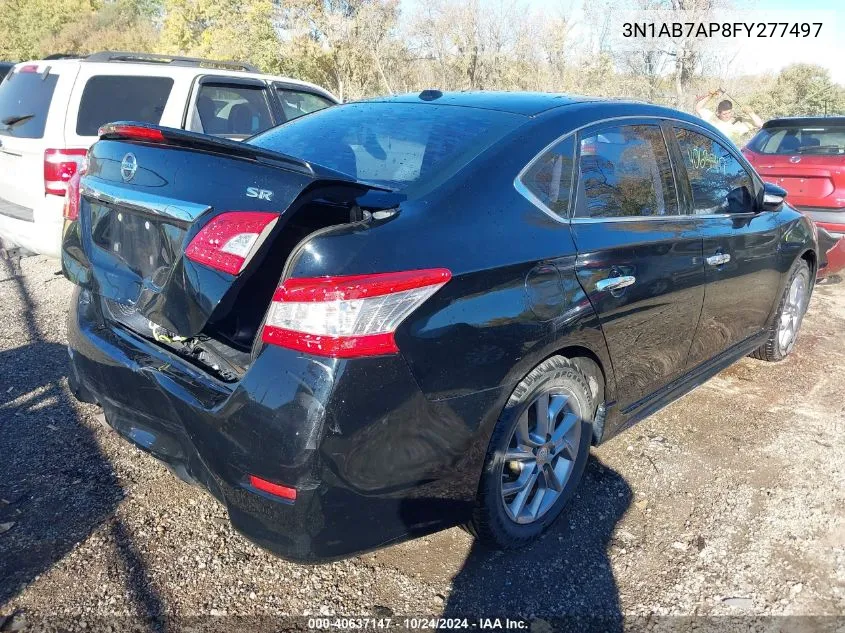 2015 Nissan Sentra Sr VIN: 3N1AB7AP8FY277497 Lot: 40637147