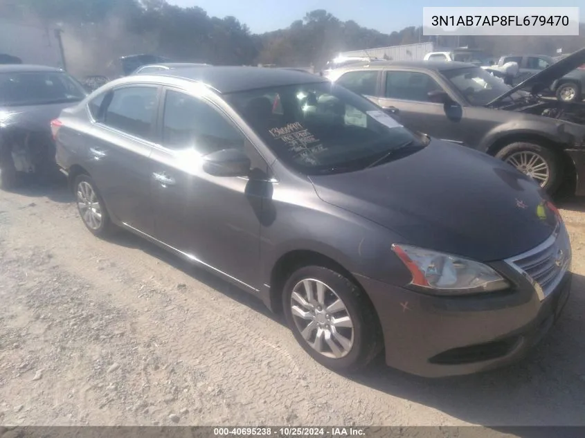 3N1AB7AP8FL679470 2015 Nissan Sentra Sv