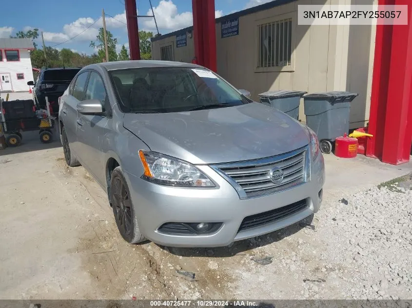 2015 Nissan Sentra Sl VIN: 3N1AB7AP2FY255057 Lot: 40725477