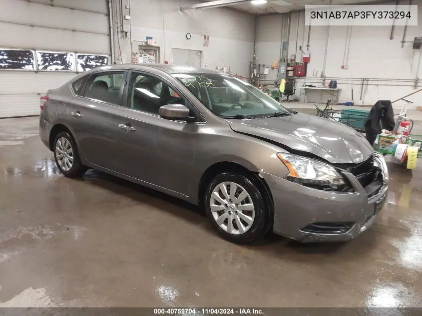 2015 Nissan Sentra Sv VIN: 3N1AB7AP3FY373294 Lot: 40759704