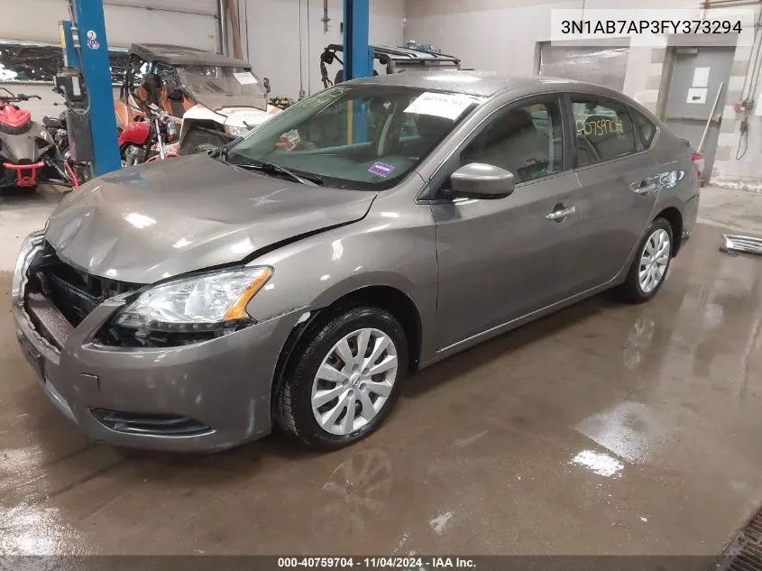 2015 Nissan Sentra Sv VIN: 3N1AB7AP3FY373294 Lot: 40759704