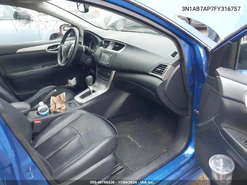 3N1AB7AP7FY316757 2015 Nissan Sentra Sr