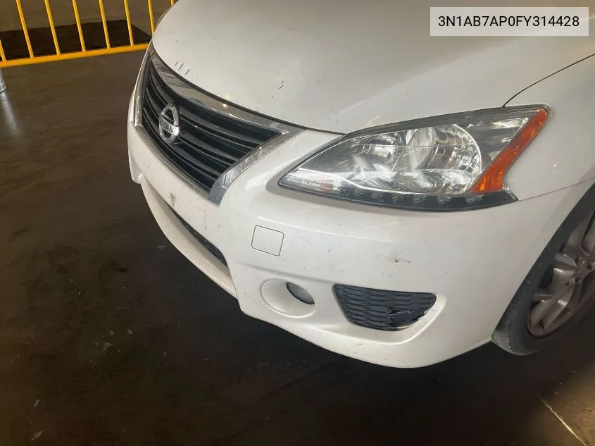 2015 Nissan Sentra Fe+ S/S/Sl/Sr/Sv VIN: 3N1AB7AP0FY314428 Lot: 40768278