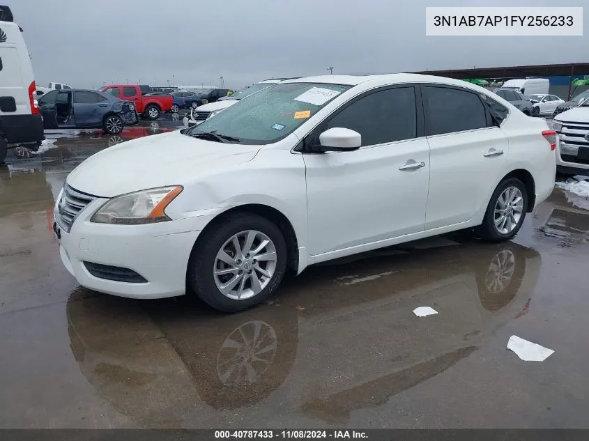 2015 Nissan Sentra Sv VIN: 3N1AB7AP1FY256233 Lot: 40787433