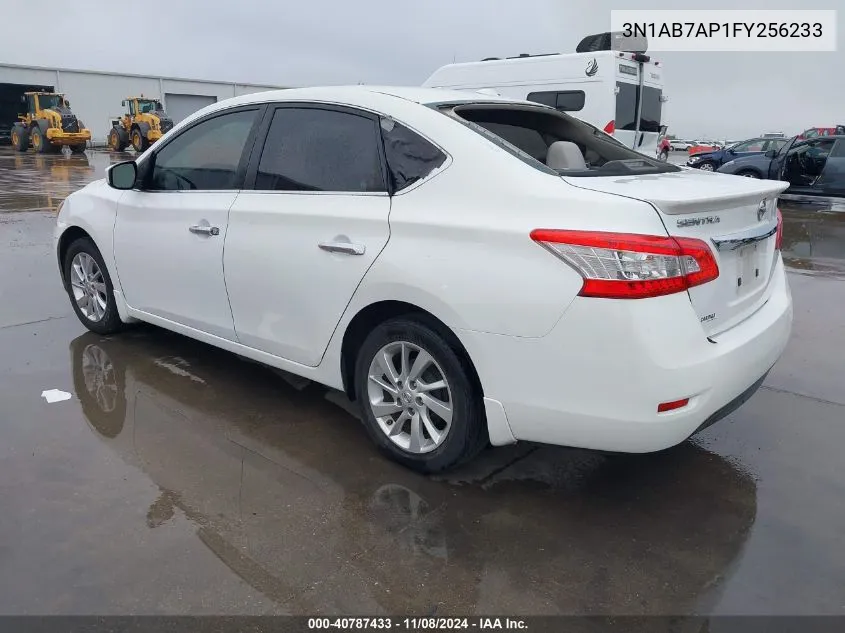 2015 Nissan Sentra Sv VIN: 3N1AB7AP1FY256233 Lot: 40787433